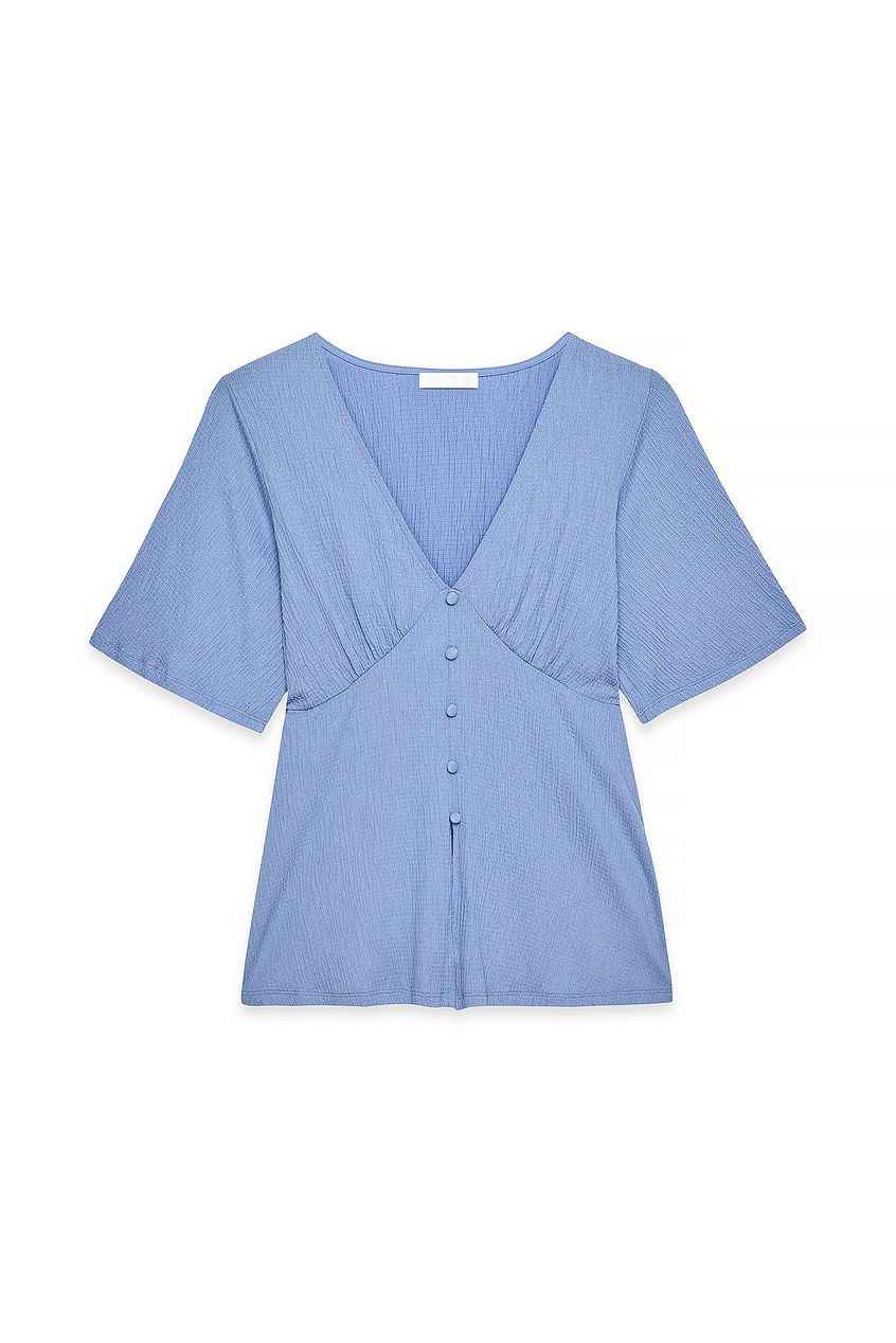 Na-kd Flowy Sleeve Top