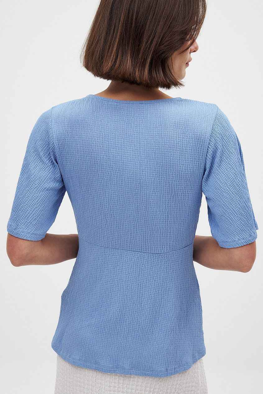 Na-kd Flowy Sleeve Top
