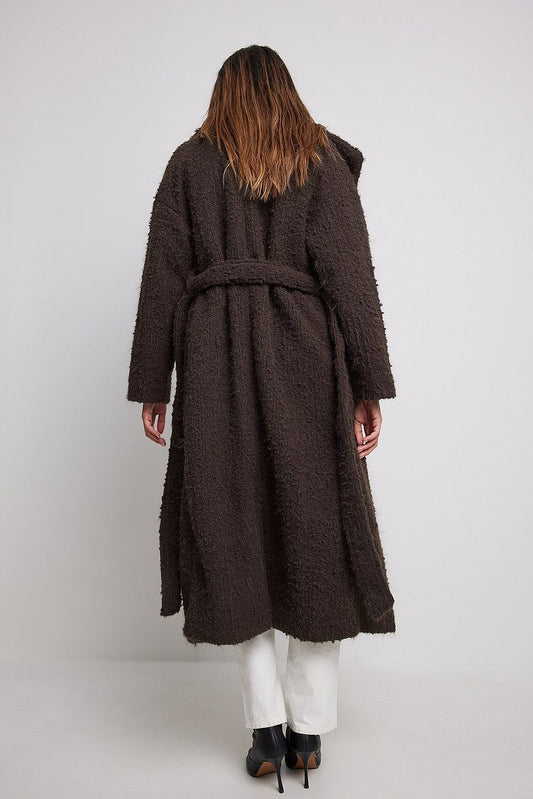 Fold Collar Maxi Coat