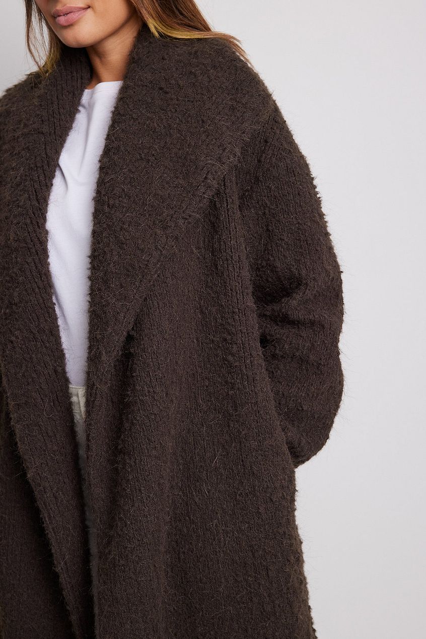 Fold Collar Maxi Coat