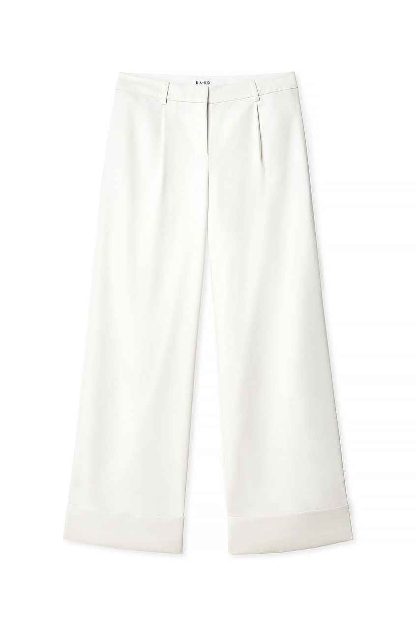 Na-kd - Fold up Wide Mid Waist Pants