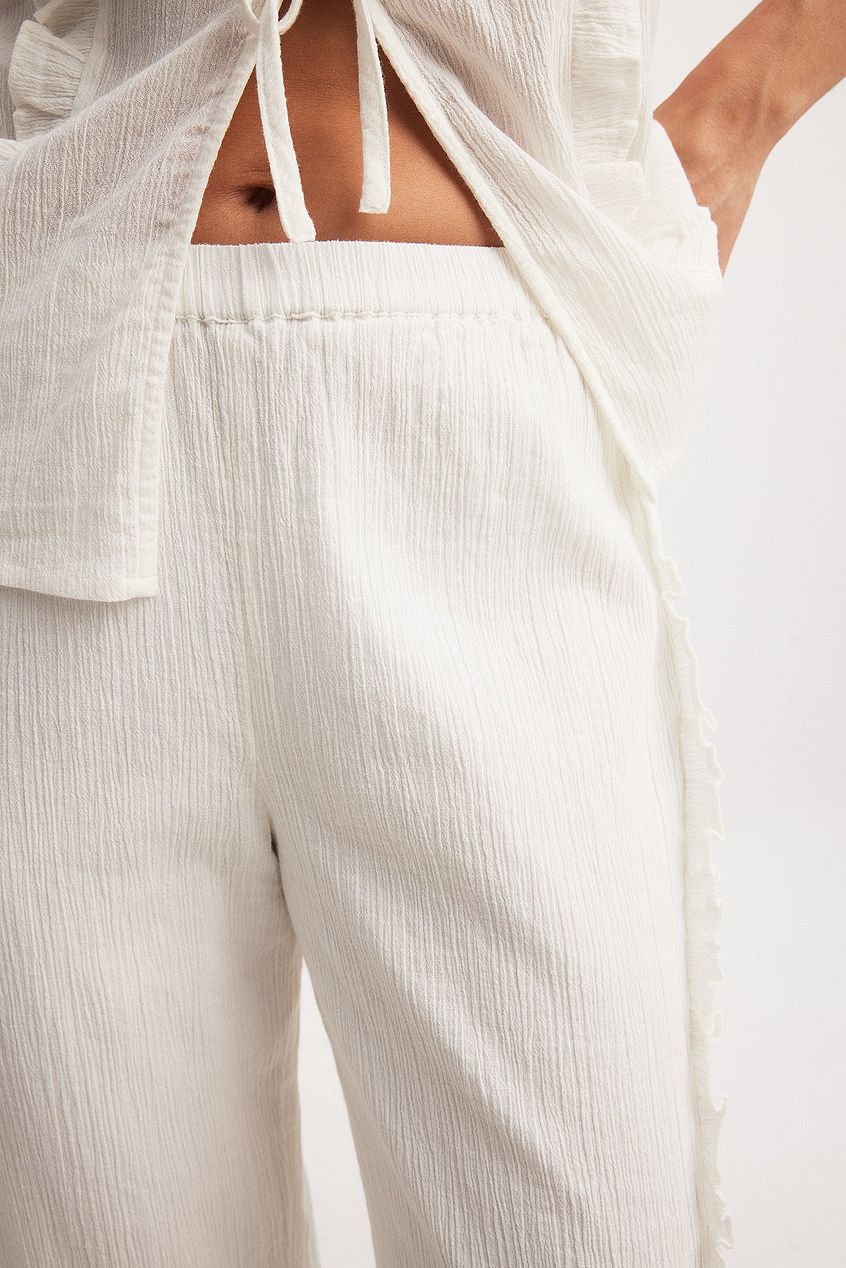 Frill Details Pants