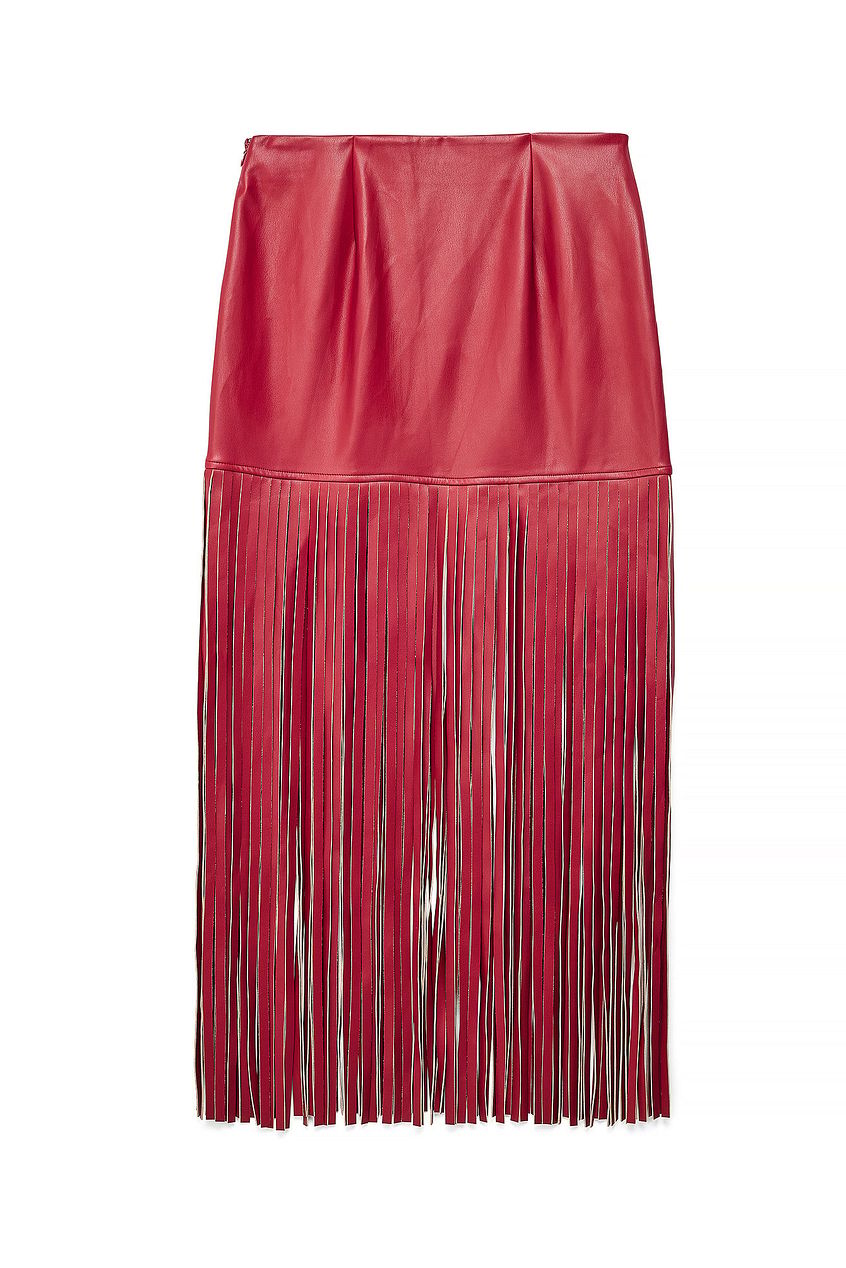 Na-kd Fringe Detail Mini Skirt