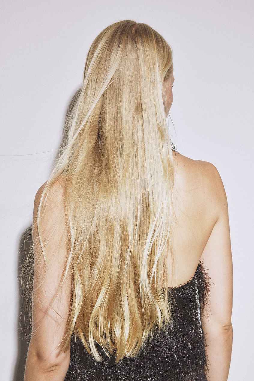Na-kd Fringe Halterneck Top