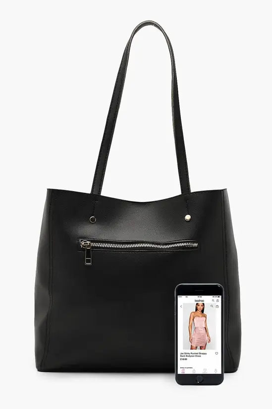 Zip Window Tote Bag