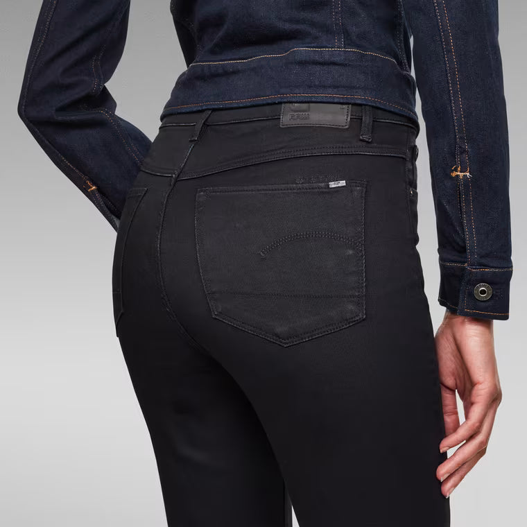 G star Raw - 3301 High Flare Jeans black