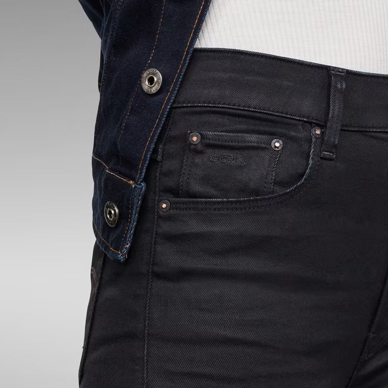 G star Raw - 3301 High Flare Jeans black
