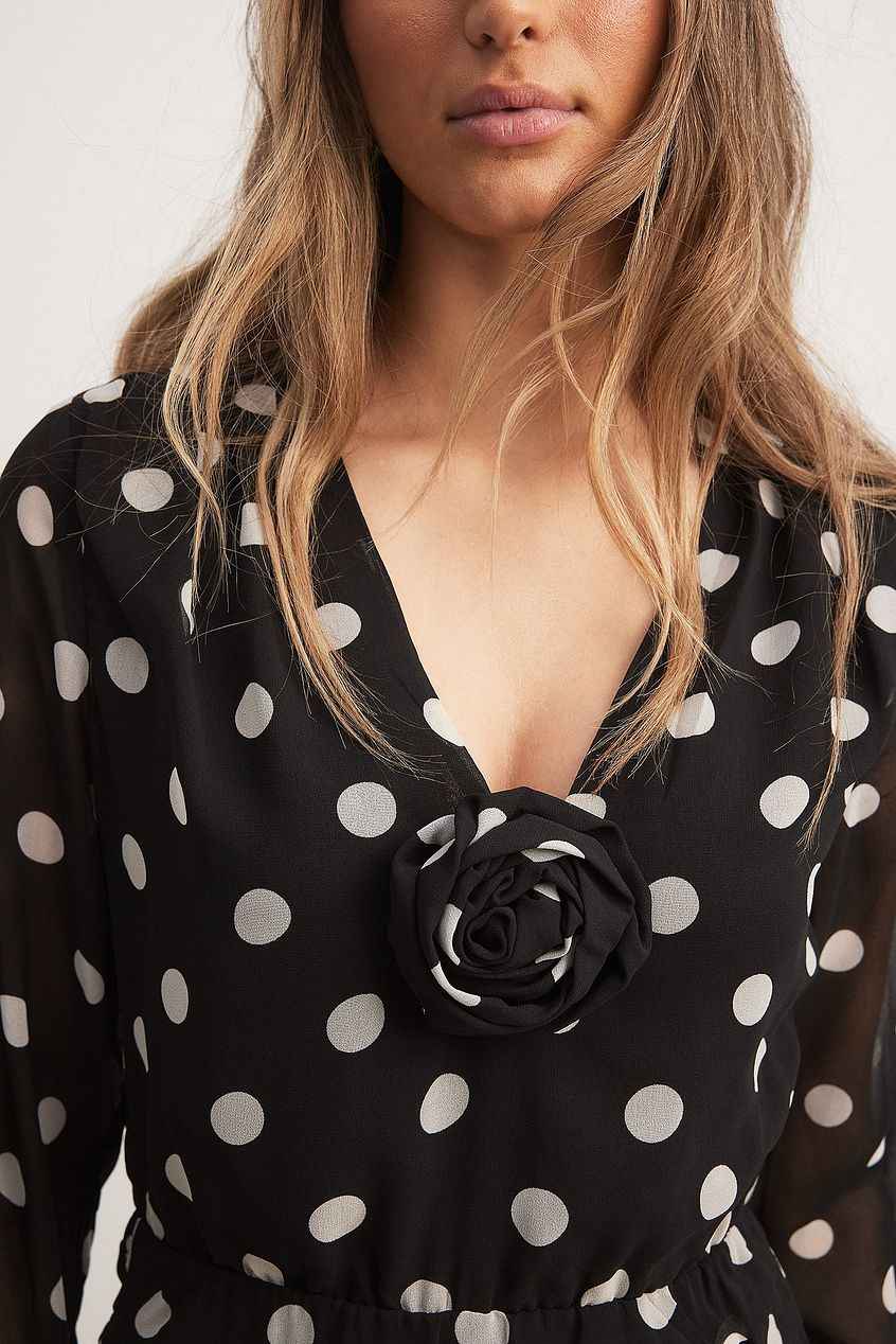 Na-kd Gathered V-Neck Mini Dress