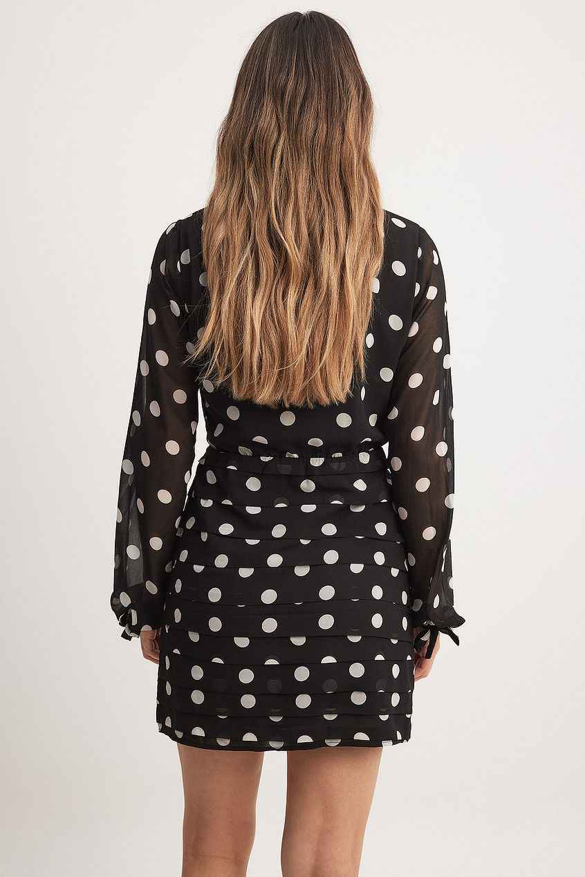 Na-kd Gathered V-Neck Mini Dress