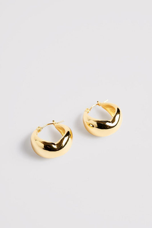 Gold Plated Chunky Earrings