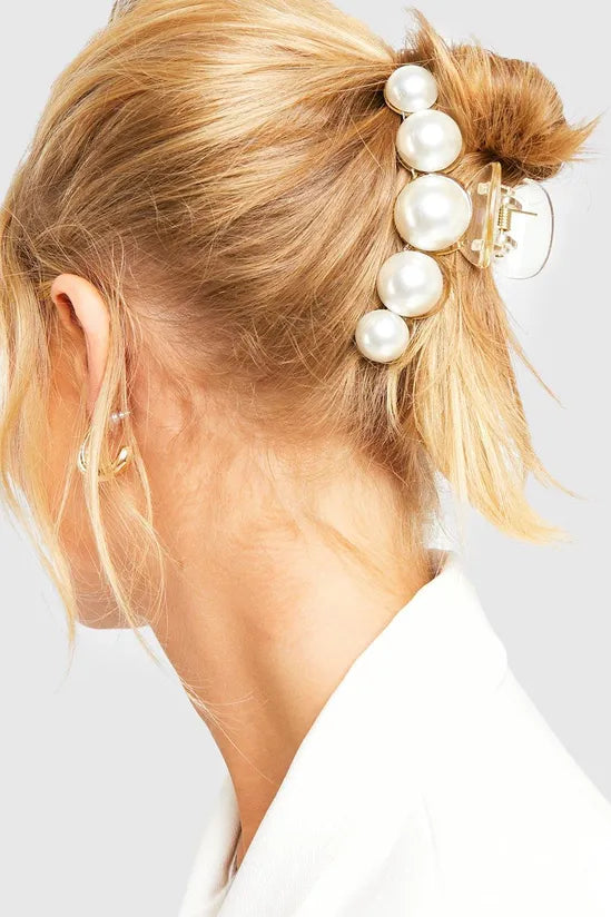Large Pearl Claw Clip