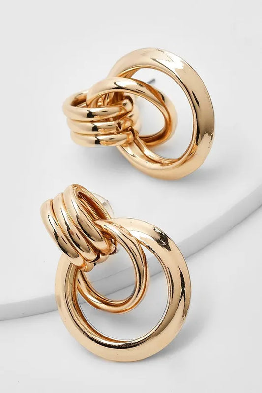Twist Detail Stud Earrings