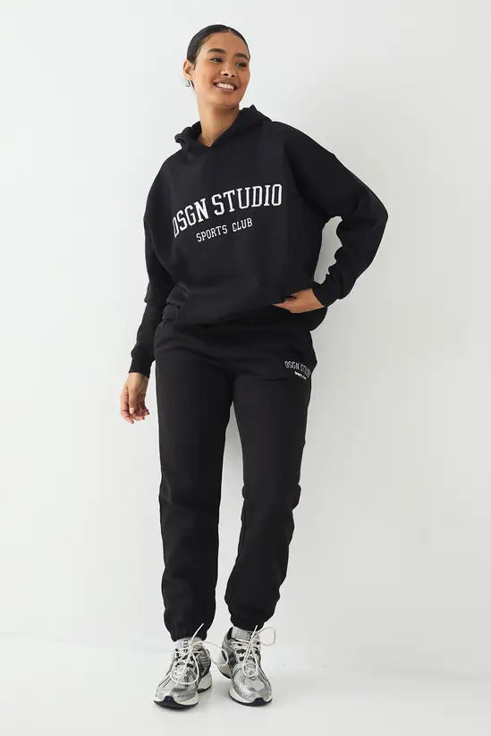 DSGN Studio Applique Oversized Hoodie