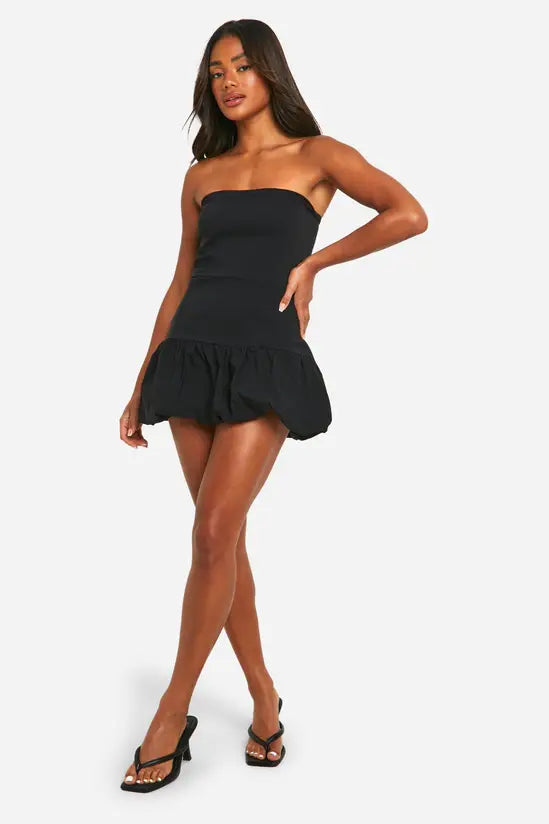 boohoo Puff Ball Skort Playsuit