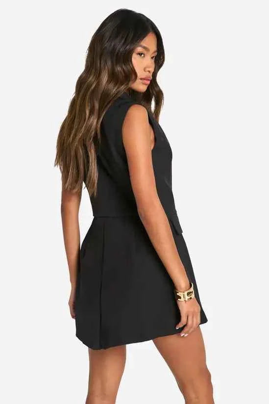 Boohoo - Tailored Sleeveless Blazer Playsuit