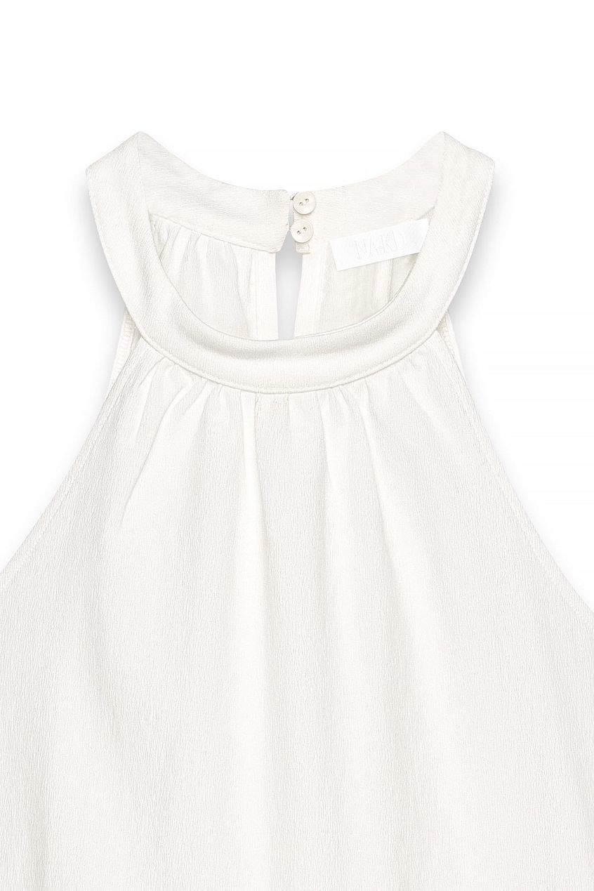 Na-kd Halterneck Pleated Top