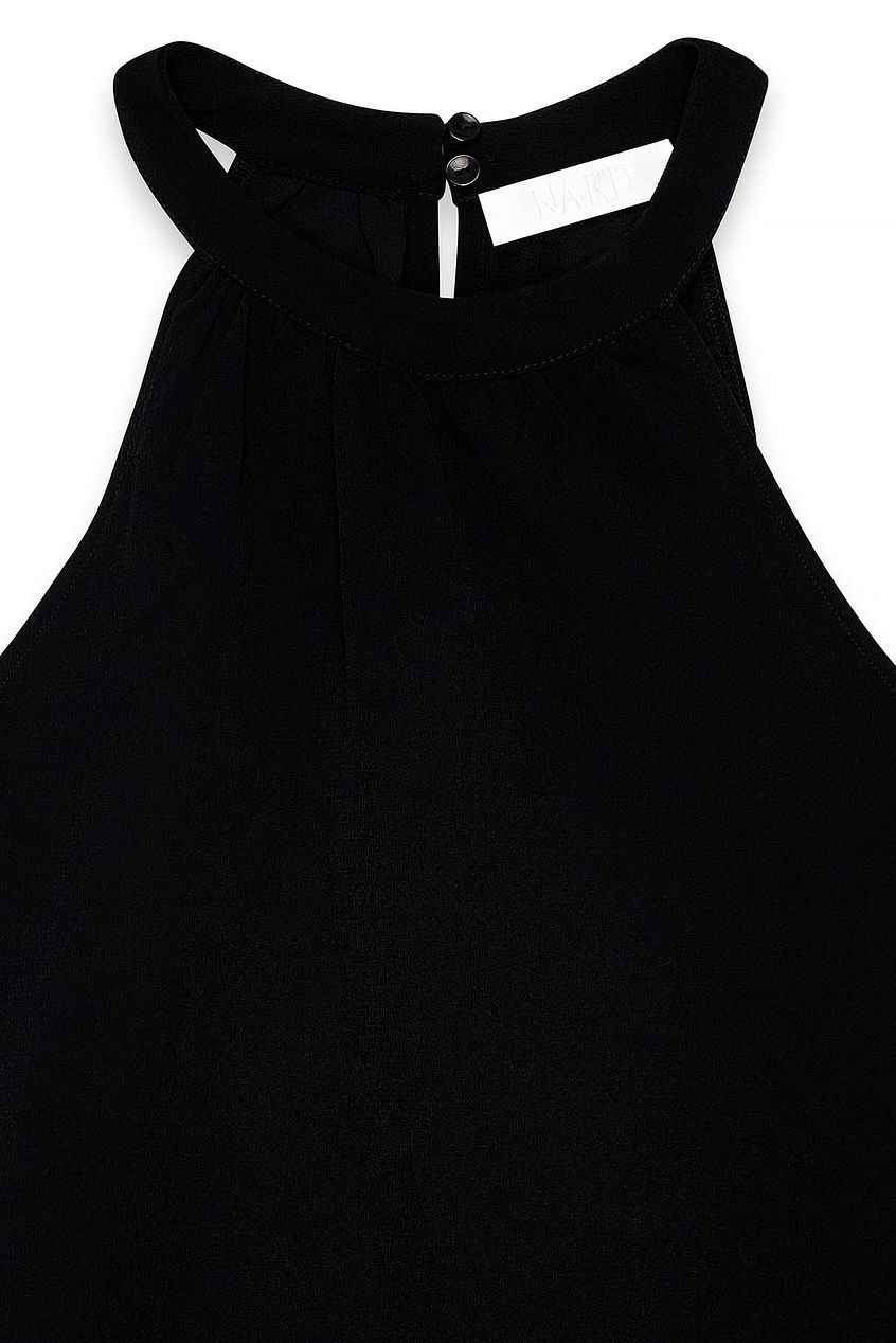 Na-kd Halterneck Pleated Top