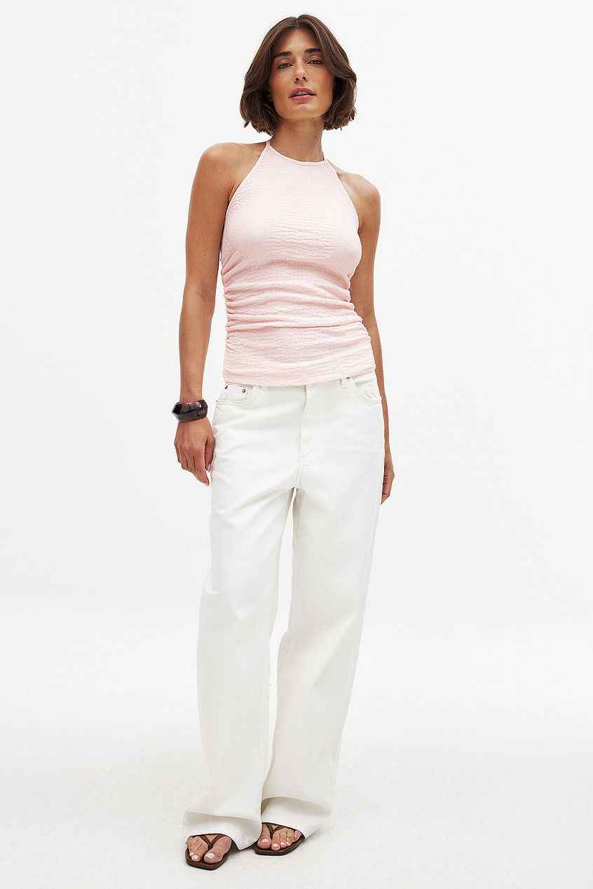 Halterneck Structure Top