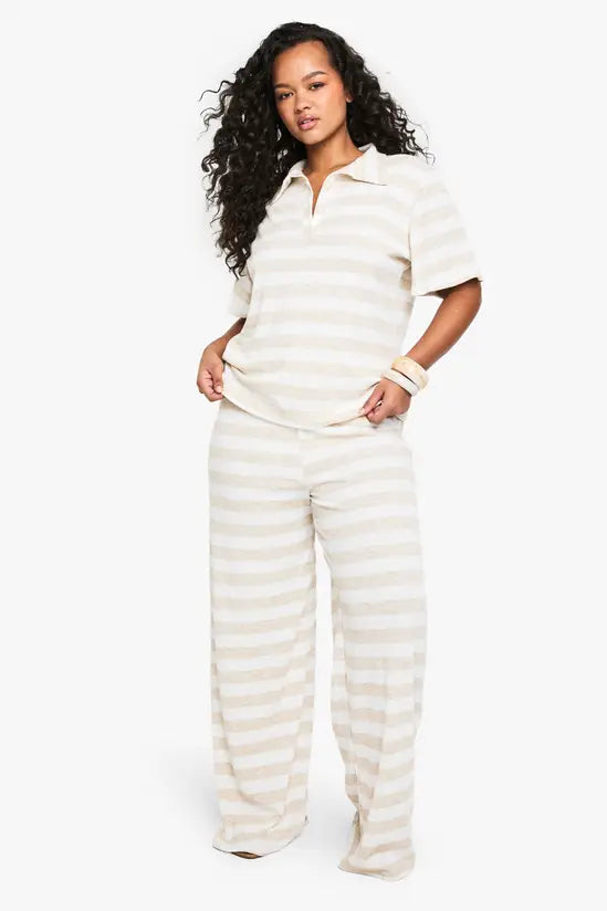 boohoo Plus Single Channel Drawstring Waist Super Oversized Wide Leg