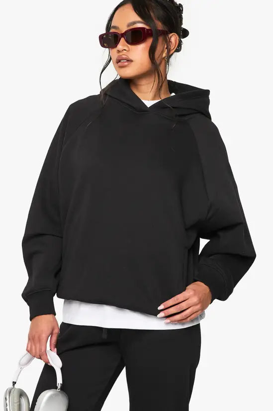 boohoo Raglan Seam Oversized Hoodie