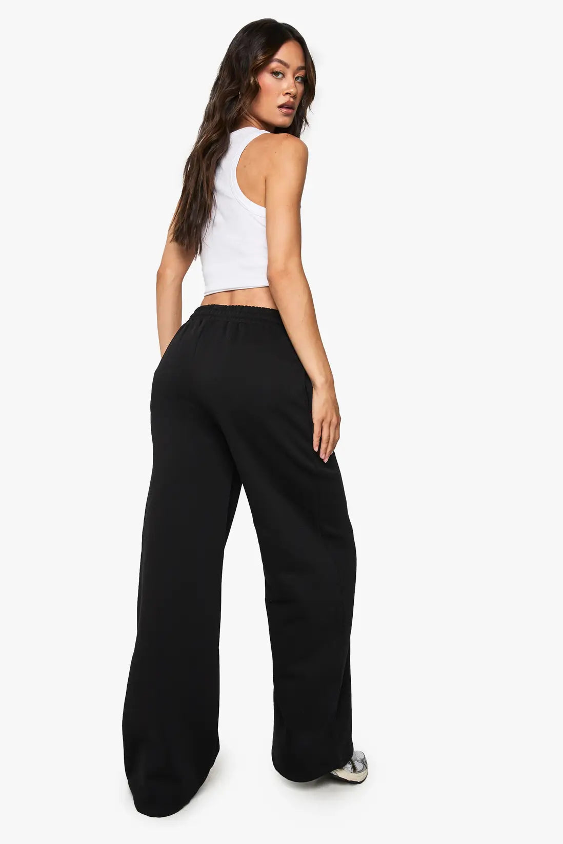 boohoo Tall Pintuck Detail Straight Leg Jogger