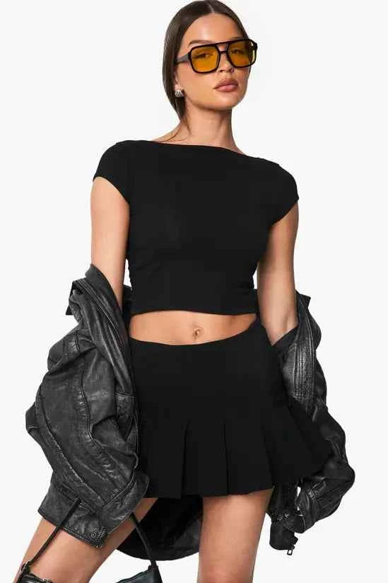 boohoo Pleated Tennis Skor