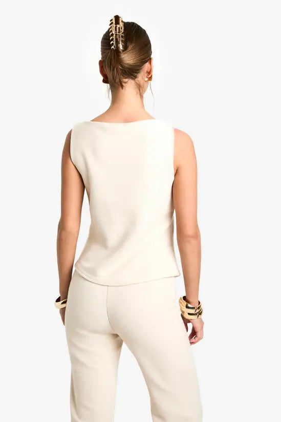 boohoo Textured Button Through Waistcoat