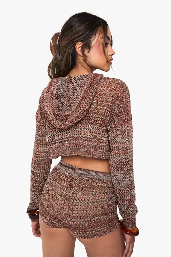 boohoo Crochet Lightweight Festival Shorts