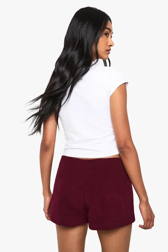 boohoo Courdoroy Tailored Shorts