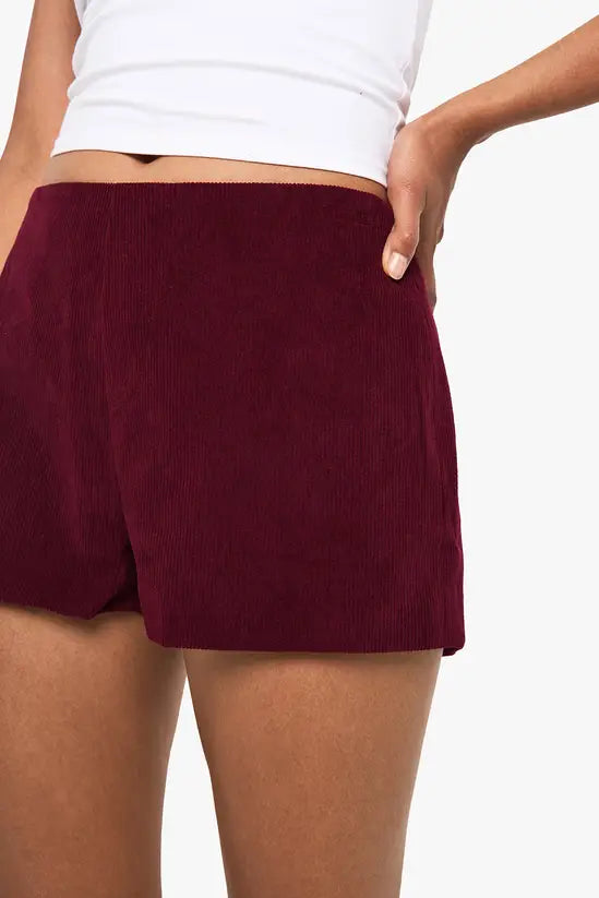 boohoo Courdoroy Tailored Shorts