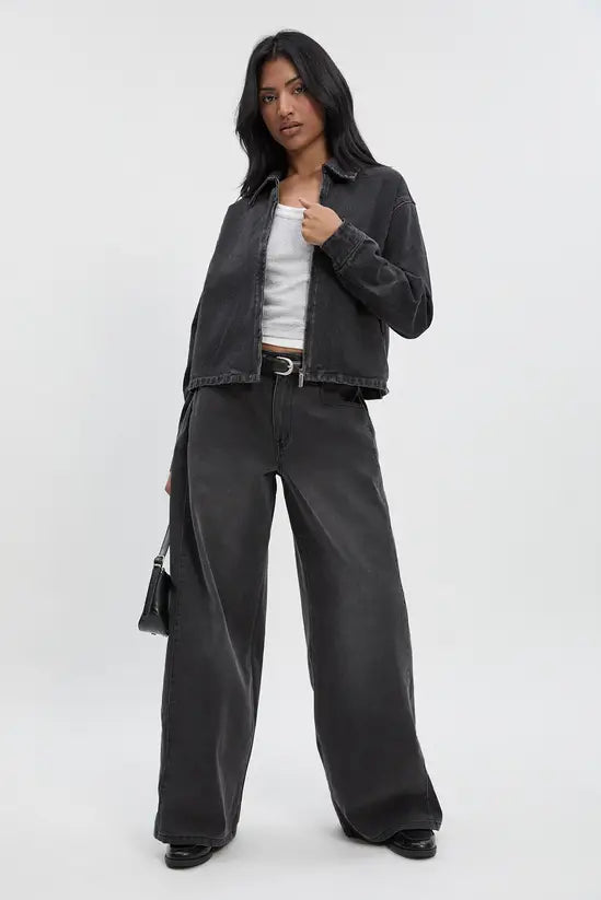 boohoo Collared Denim Jacket