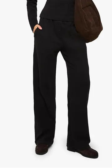 boohoo Cotton Button Trouser