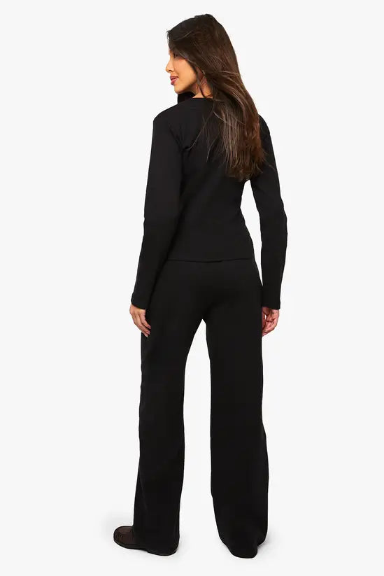 boohoo Cotton Button Trouser