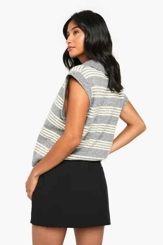 boohoo Petite Tailored Wrap Front Mini Skort