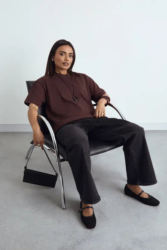 boohoo Basic Oversized Short Sleeve T-Shirt