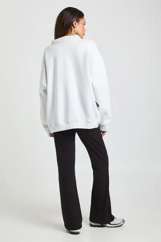 boohoo Maternity Rib Flared Legging