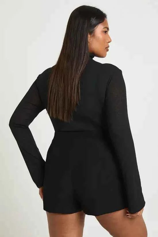 boohoo Plus Ruched Skorts