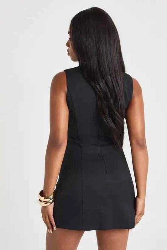 boohoo Tailored A-line Mini Dress