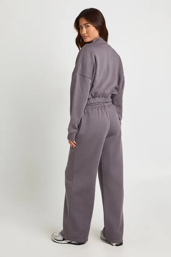 boohoo Zip Through Bomber Hoodie