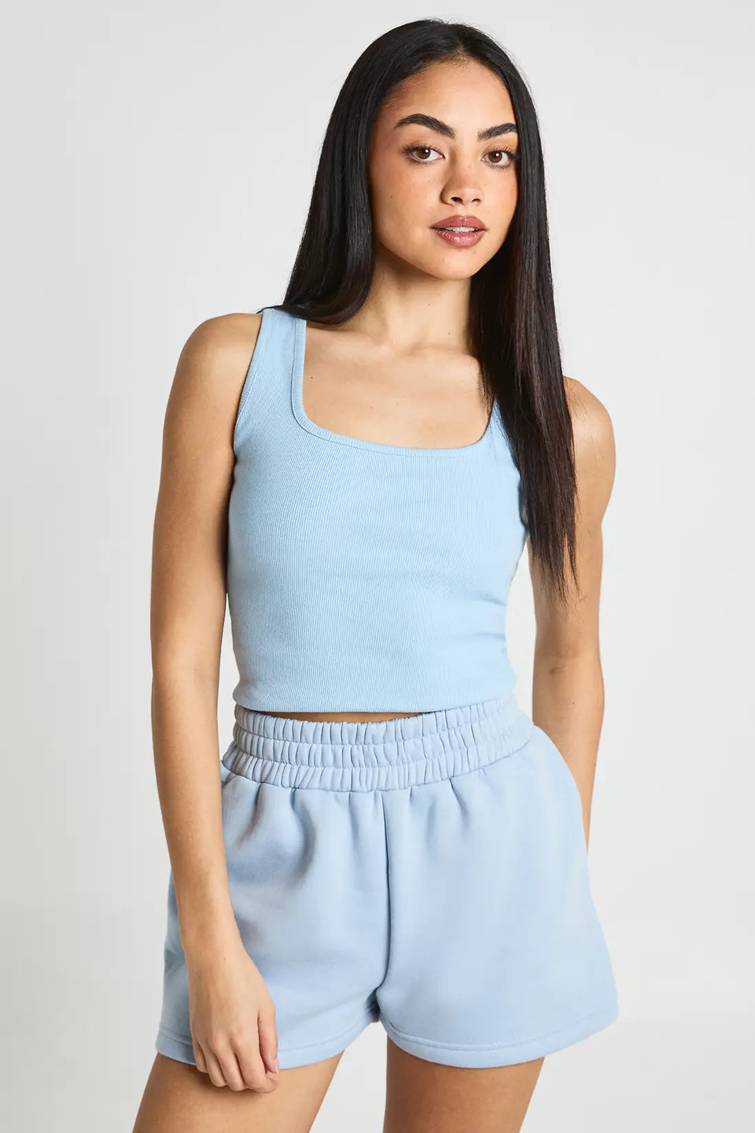 boohoo Basic Rib Tank Vest Top