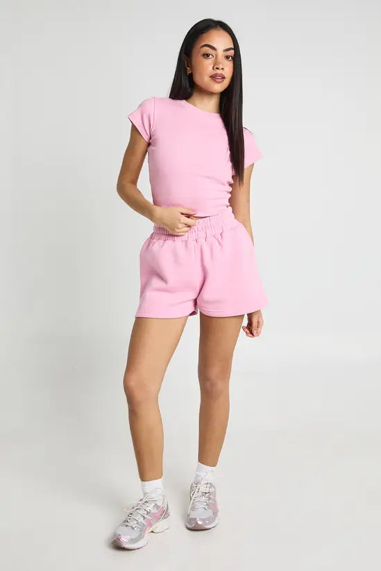 boohoo Contrast Binding Sweat Short