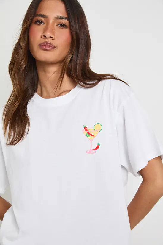 boohoo Spicy Marg Oversized T-shirt