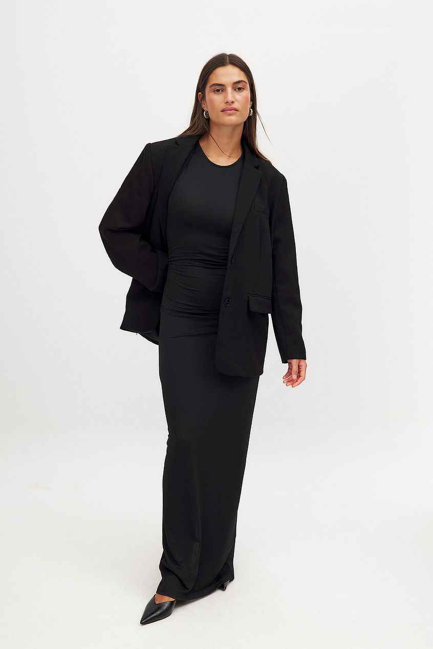 Jersey Sleeveless Maxi Dress