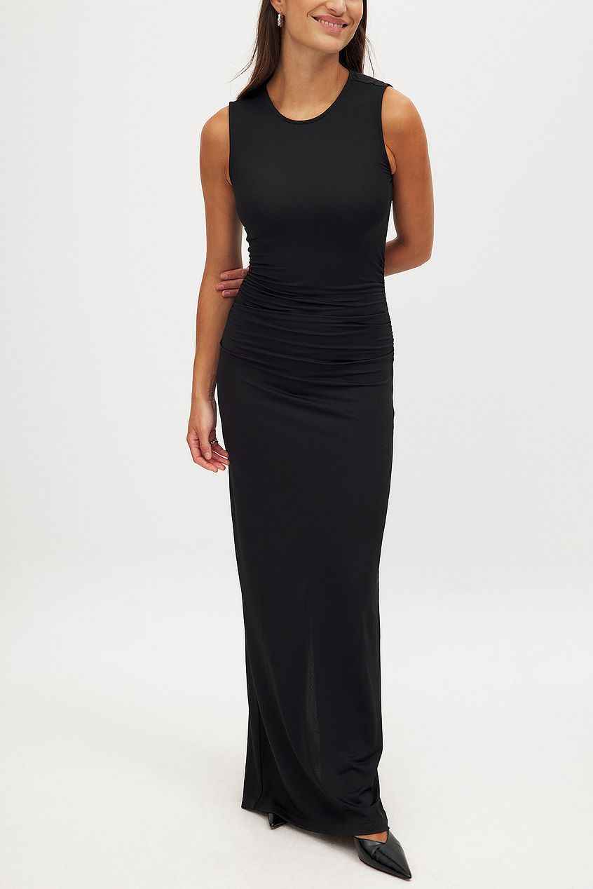 Jersey Sleeveless Maxi Dress