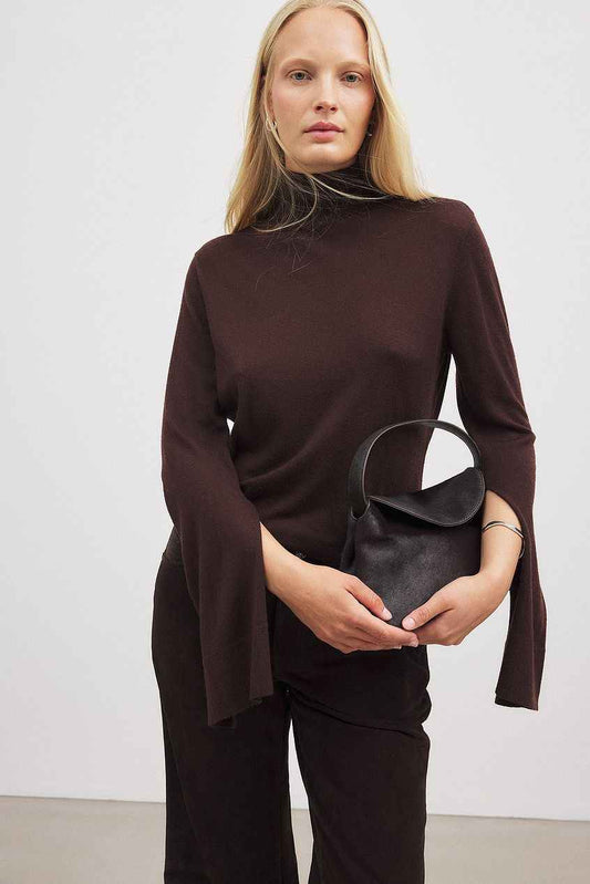 Na-kd - Knitted High Neck Merino Wool Top