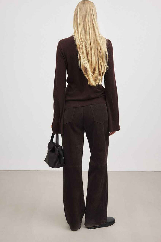 Na-kd - Knitted High Neck Merino Wool Top