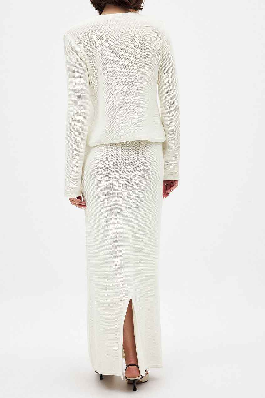 Na-kd Knitted Maxi Skirt