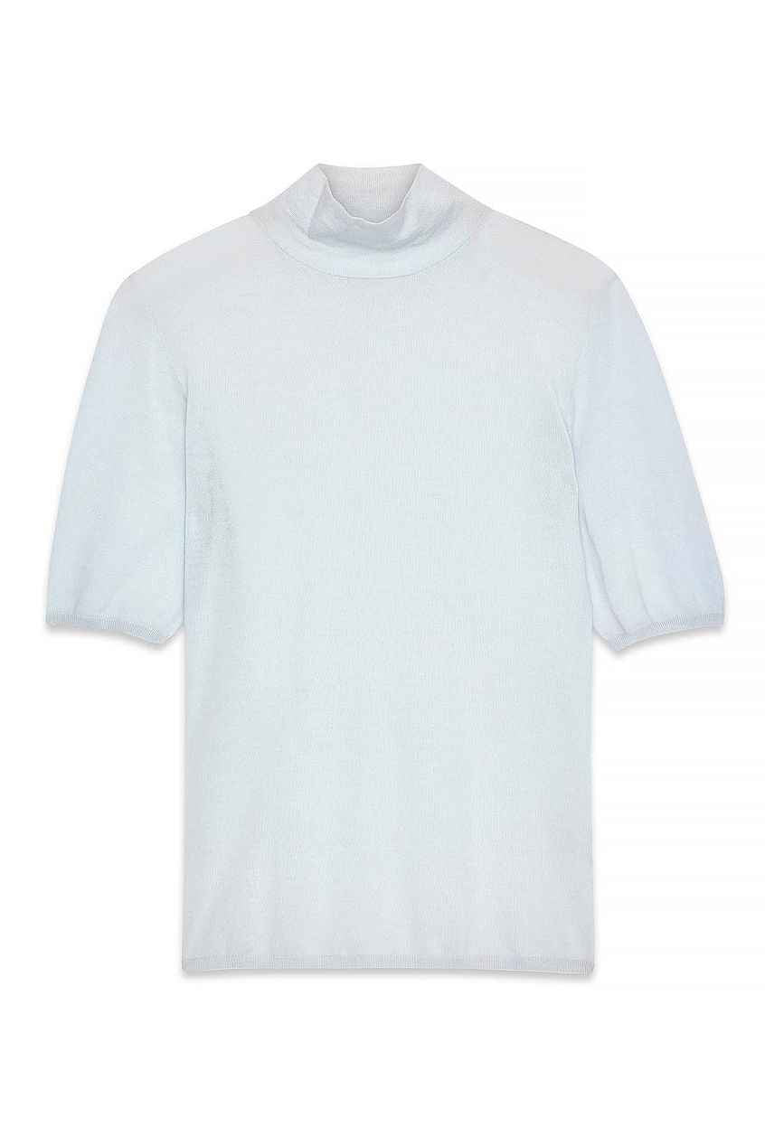 Na-kd Knitted Merino Wool Short Sleeve Top