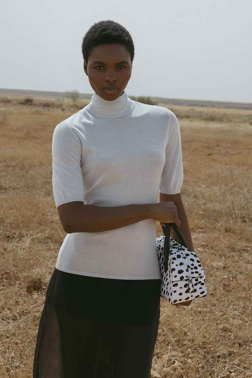 Na-kd Knitted Merino Wool Short Sleeve Top