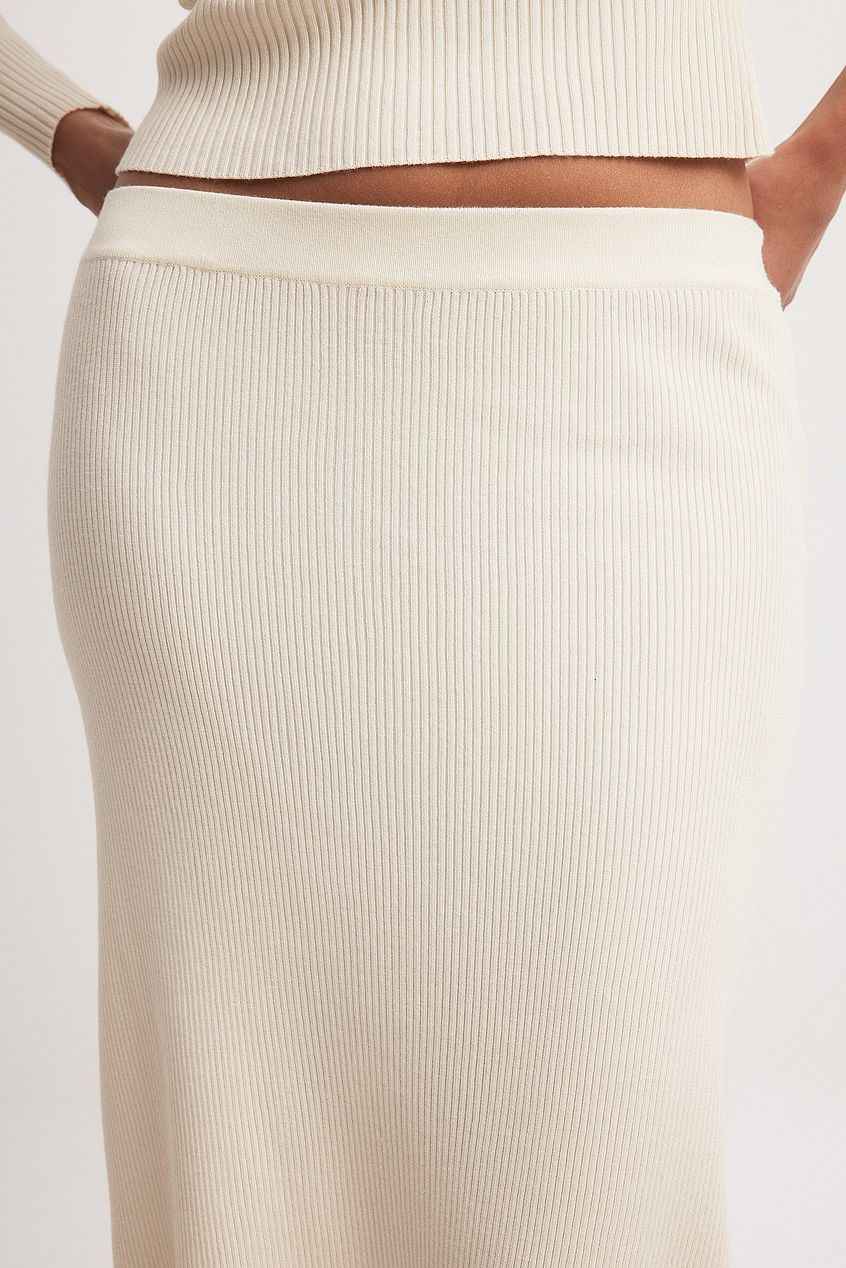 Na-kd Knitted Midi Skirt